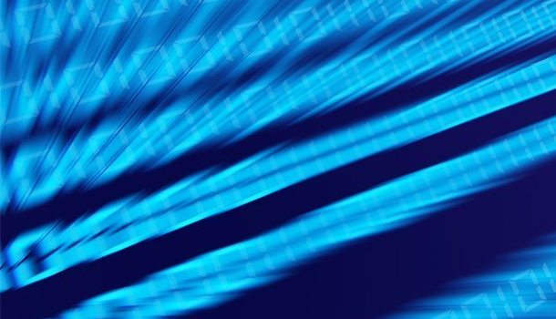 Blue binary code, digital background