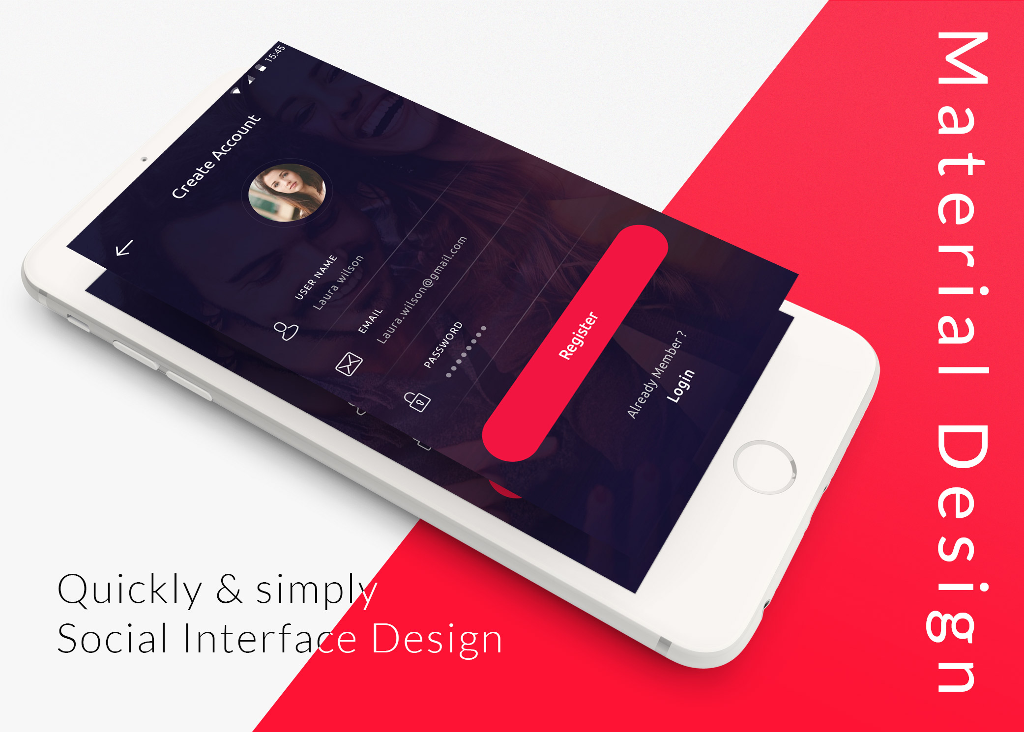 Whether for showcasing the details of the ui design or highlighting ux intricacies, these mobile app mockup psd templates are just what you . Free Social App Psd For Mobile Application Ui