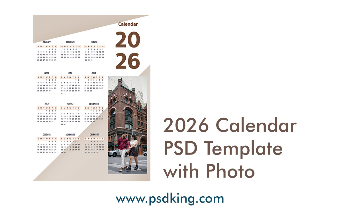 2026 Calendar PSD 011 2026 Calendars 