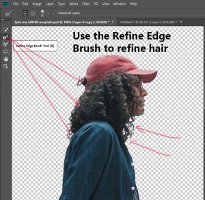 blur background photoshop halos getting without results compare tool using before