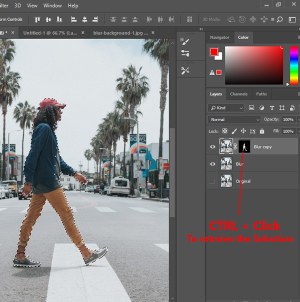 blur photoshop background halos getting without layer select