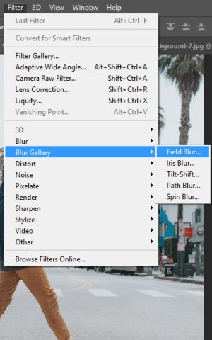 blur background photoshop halos getting without step