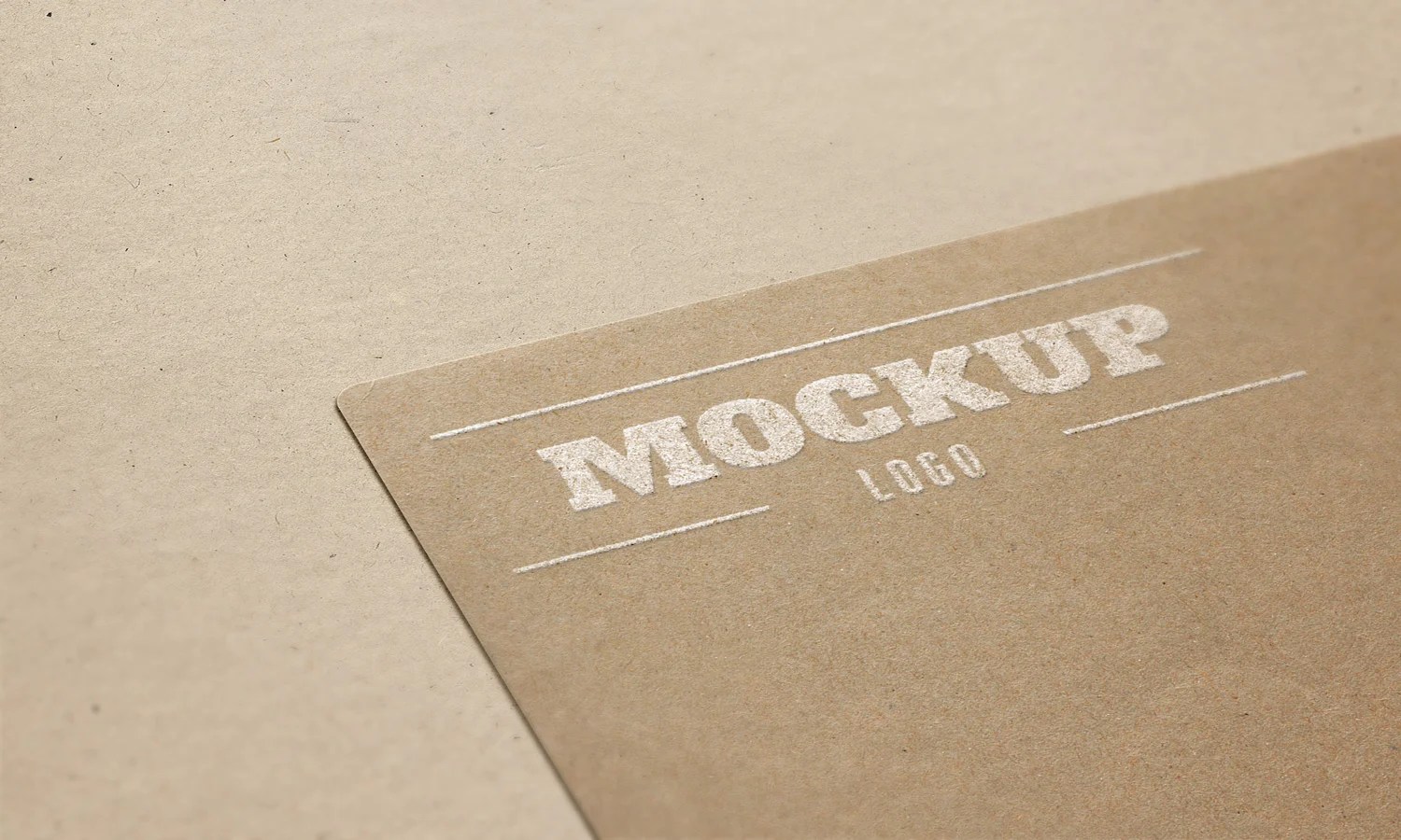 Inspirational designs, illustrations, and graphic elements from the world's best designers. Cardboard Embossed Free Logo Mockup