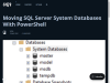 Moving SQL Server System Databases With PowerShell