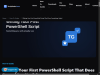 Writing Your First PowerShell Script That Does Something Useful