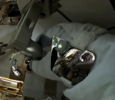 Watch NASA Astronauts Go For A Spacewalk Outside ISS To Replace A Busted Antenna