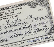 Rare 1976 Apple Computer Check Signed By Steve Jobs And Wozniak Sells For $164K At Auction