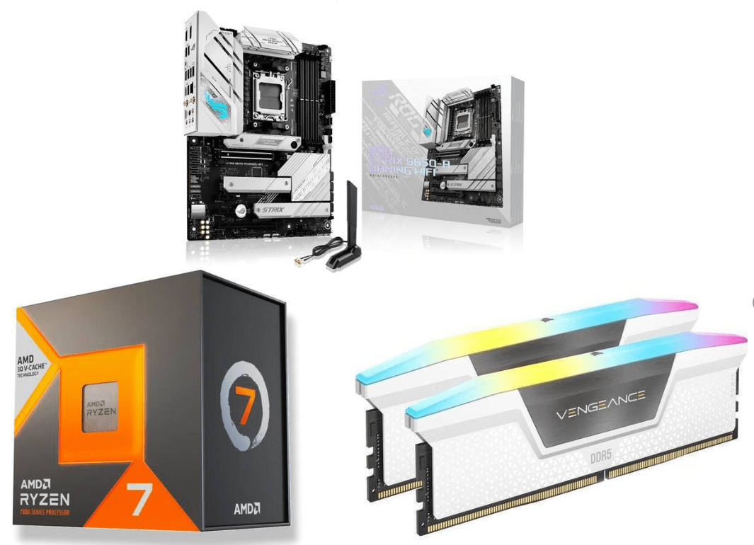 Snag AMD’s Ryzen 7 7700X3D with 16GB of RAM, motherboard, and a cooler for just $609 —  save $124 on a B650 ATX board and Corsair Vengeance RAM for a new gaming build