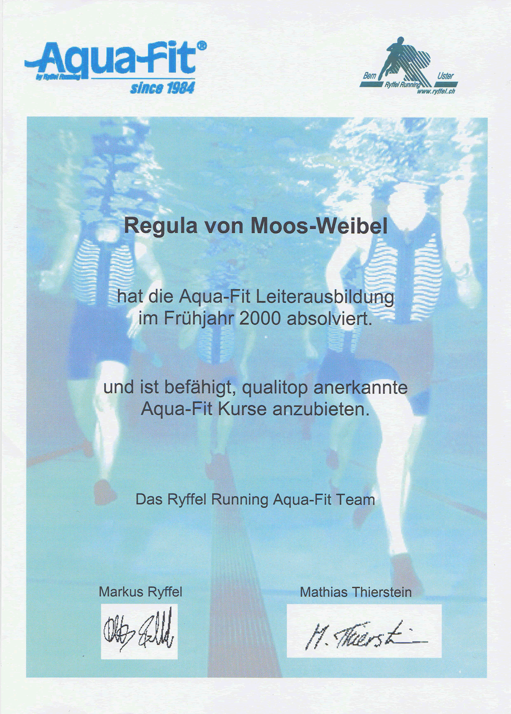 Aqua Fit Leiterin