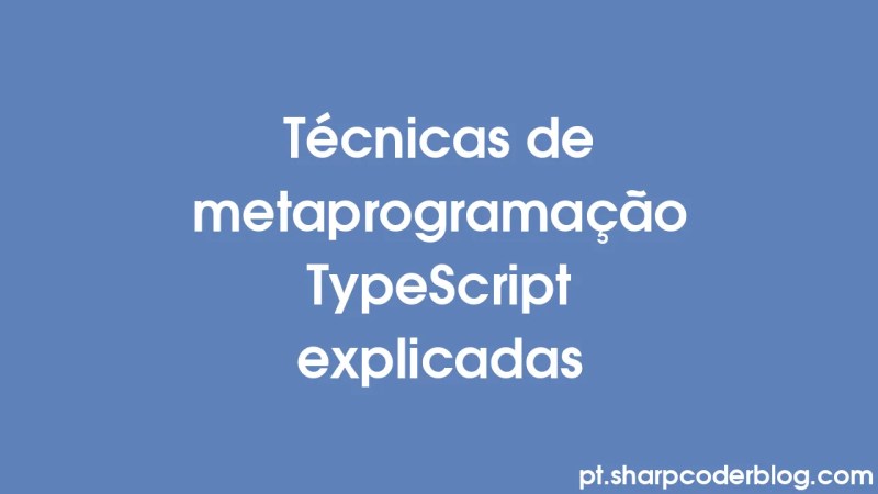 Wyja Nienie Technik Metaprogramowania W Typescript Sharp Coder Blog - Download Creative Dark Illustration | Mobile