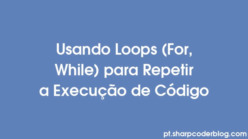 Menggunakan Loop Untuk Sementara Untuk Mengulangi Eksekusi Kode Sharp Coder Blog - Premium Nature Art Gallery - High Resolution