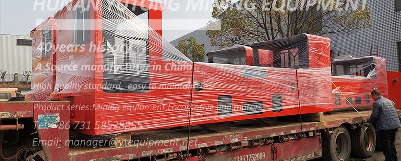 8-ton double-cab explosion proof electric locomotives