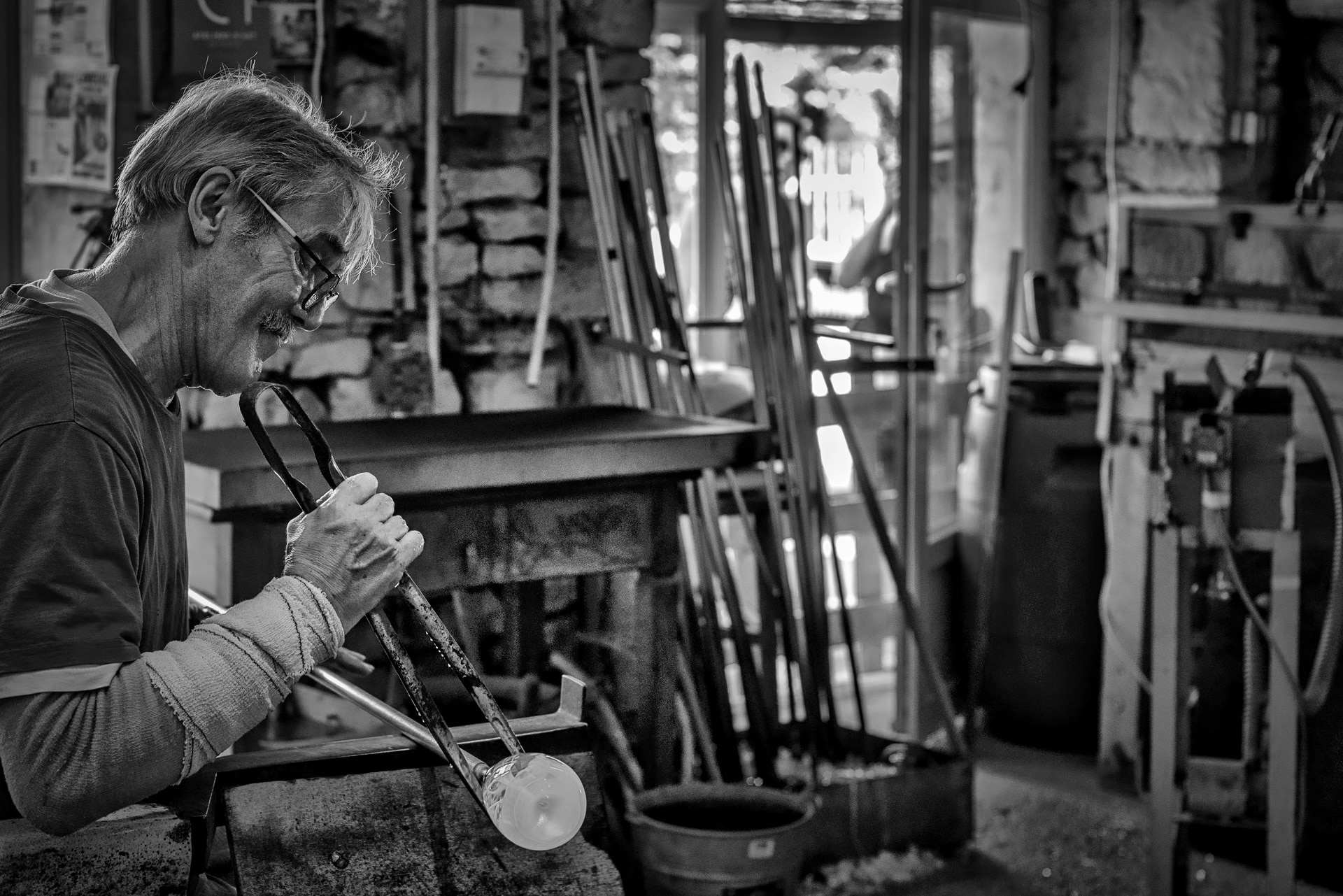 Souffleur de verre à Limeuil