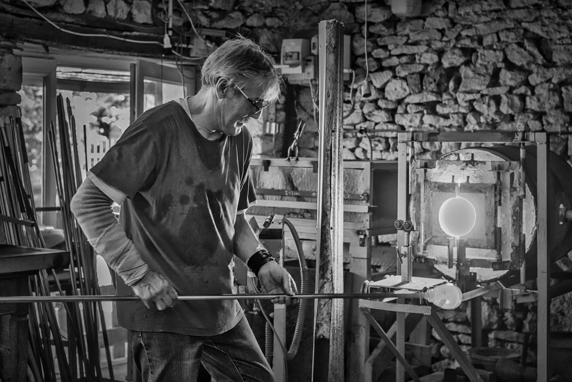 Souffleur de verre à Limeuil