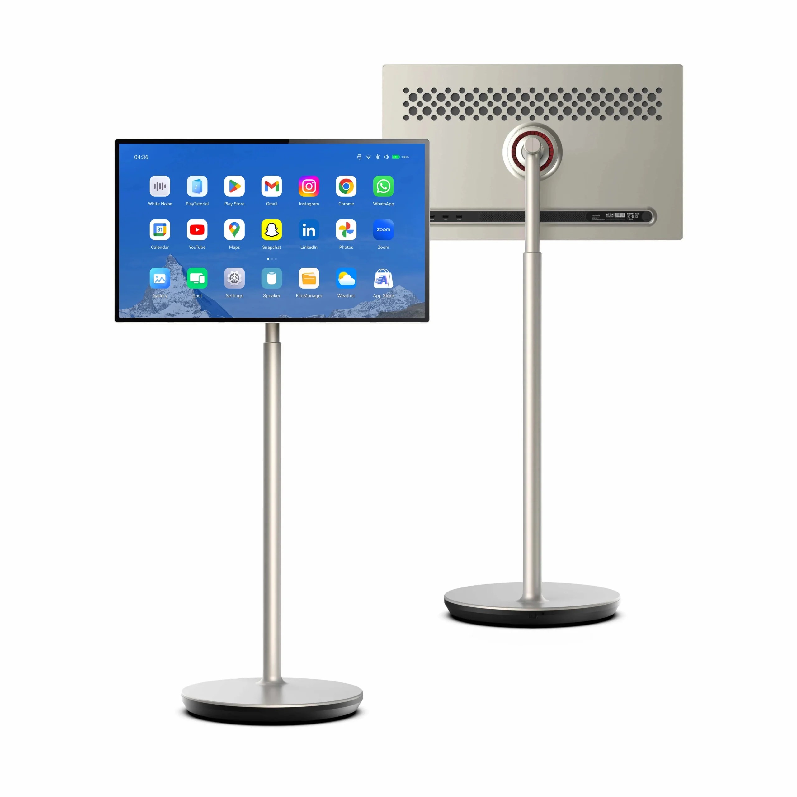 Avetron 32" 4K UHD Smart Touch Display | Android 13 | 8GB RAM, 64GB ROM | Aluminium Body | Portable All-in-One Screen