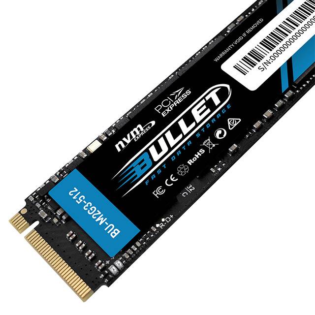 Bullet 512GB M.2 (2280) NVMe PCIe [Gen3x4]