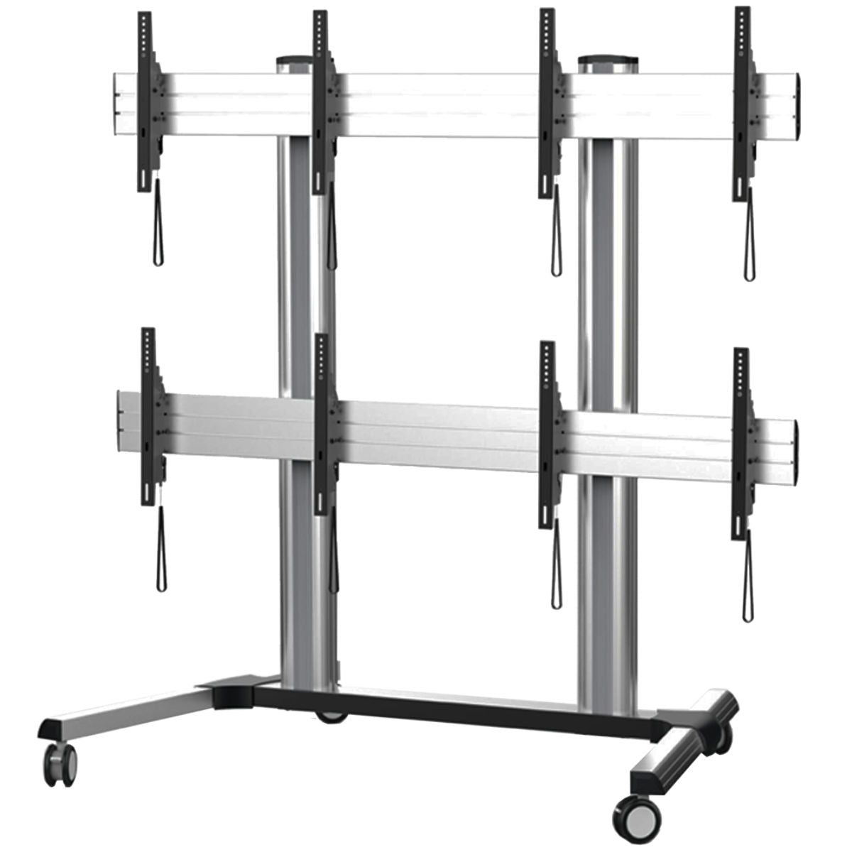 Avetron Four Screens Video Wall Cart for 45" to 55" LED LCD Flat Panel TVs