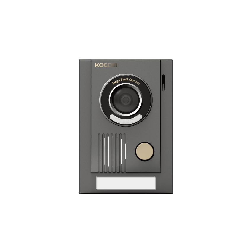 KOCOM 2MP AHD Door Camera KC-MC30M with Night Vision & 7" Full Touchscreen Videophone KCV-T701SM Compatible with 1080p AHD CCTV