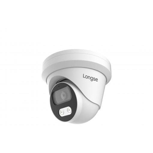 Longse 5MP Outdoor Full Color Fixed Dome Network Camera with Built in Mic