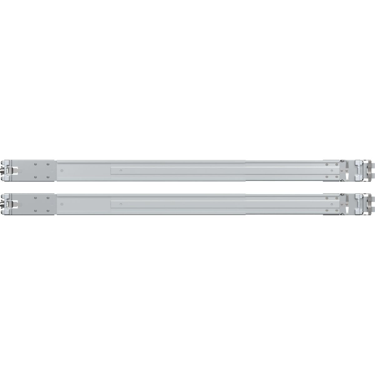 Synology RKS-02 Sliding Rail Kit – Compatible with 2U/3U Rackmount NAS, Supports 610–890 mm Depth, Square/Round Holes