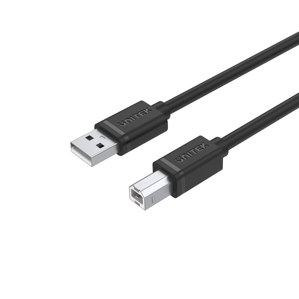 UNITEK USB-A to USB-B Cable for Printers and Hard Drive Enclosure - 2m