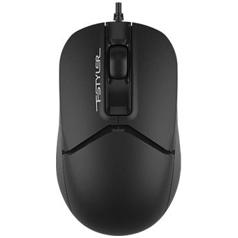 A4Tech FM12S 1200 DPI Optical Wired USB Mouse - Black