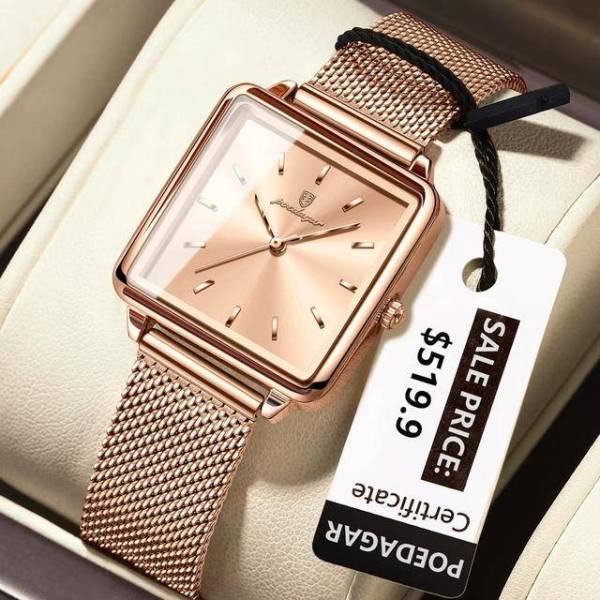 Poedagar 793 Watch (Rose Gold - Green)