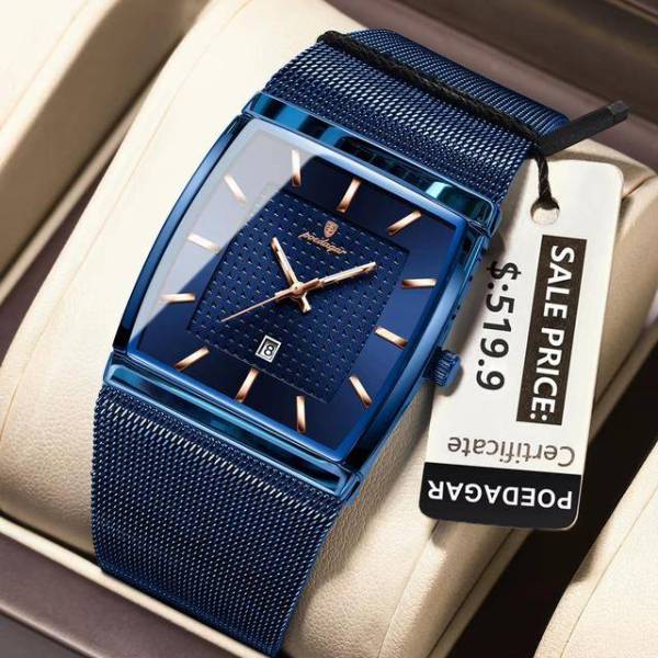 Poedagar 885 Watch (Blue - Blue)