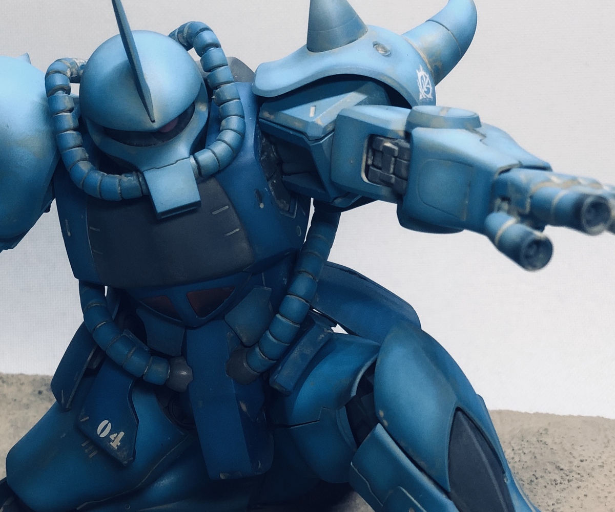 MGグフ ver2.0 エアブラシ塗装品 シ*ウ様 MGグフ ver2.0 エアブラシ