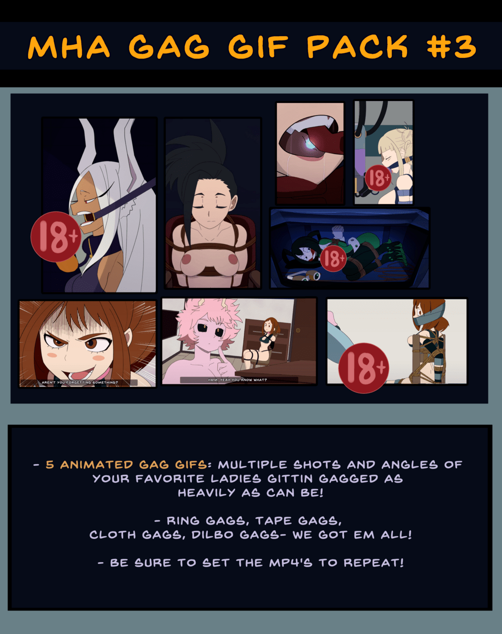 MHA Gag Pack #3