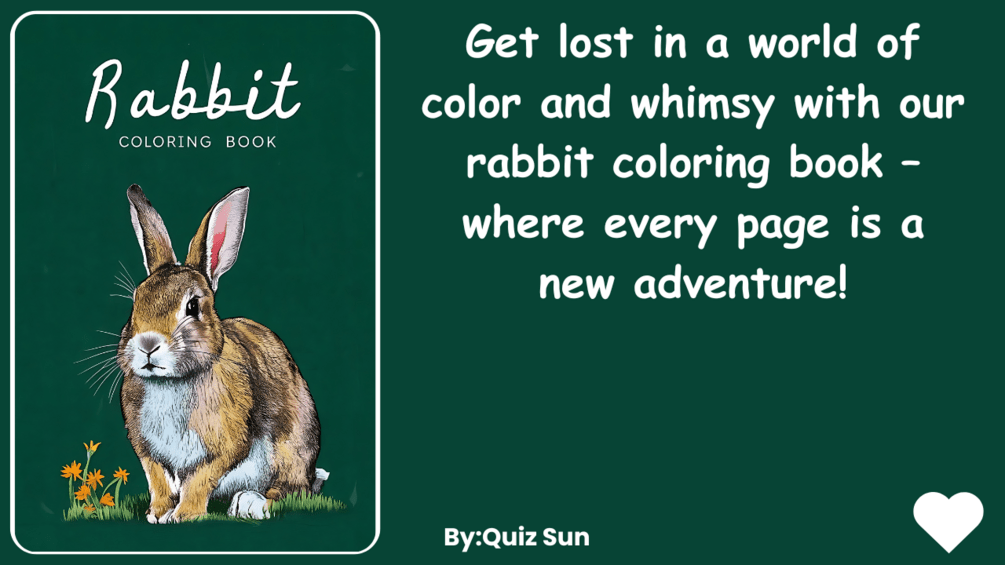 Rabbit coloring book