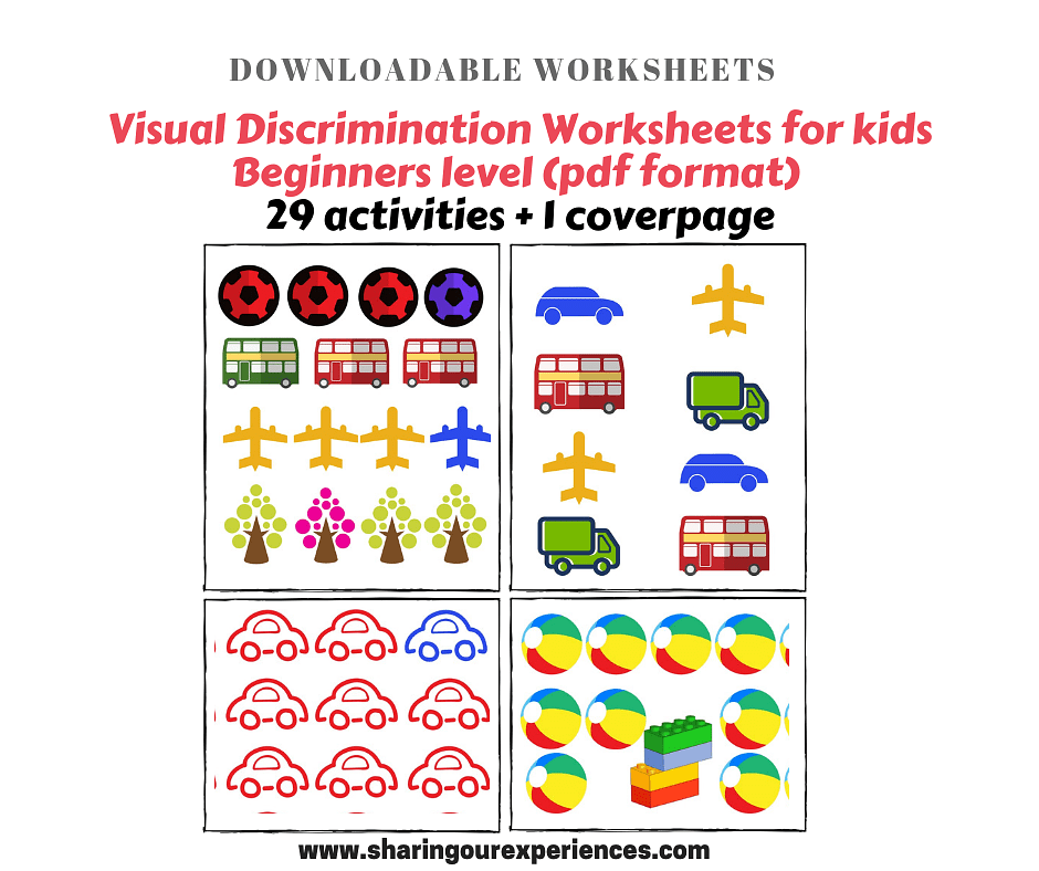 visual discrimination worksheets for toddlers preschoolers 29 worksheets to teach concept of same and different
