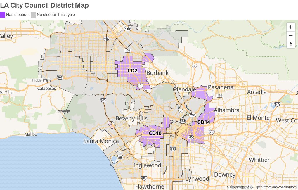 New La City Council Districts Maps Los Angeles Planning Thumbnail.