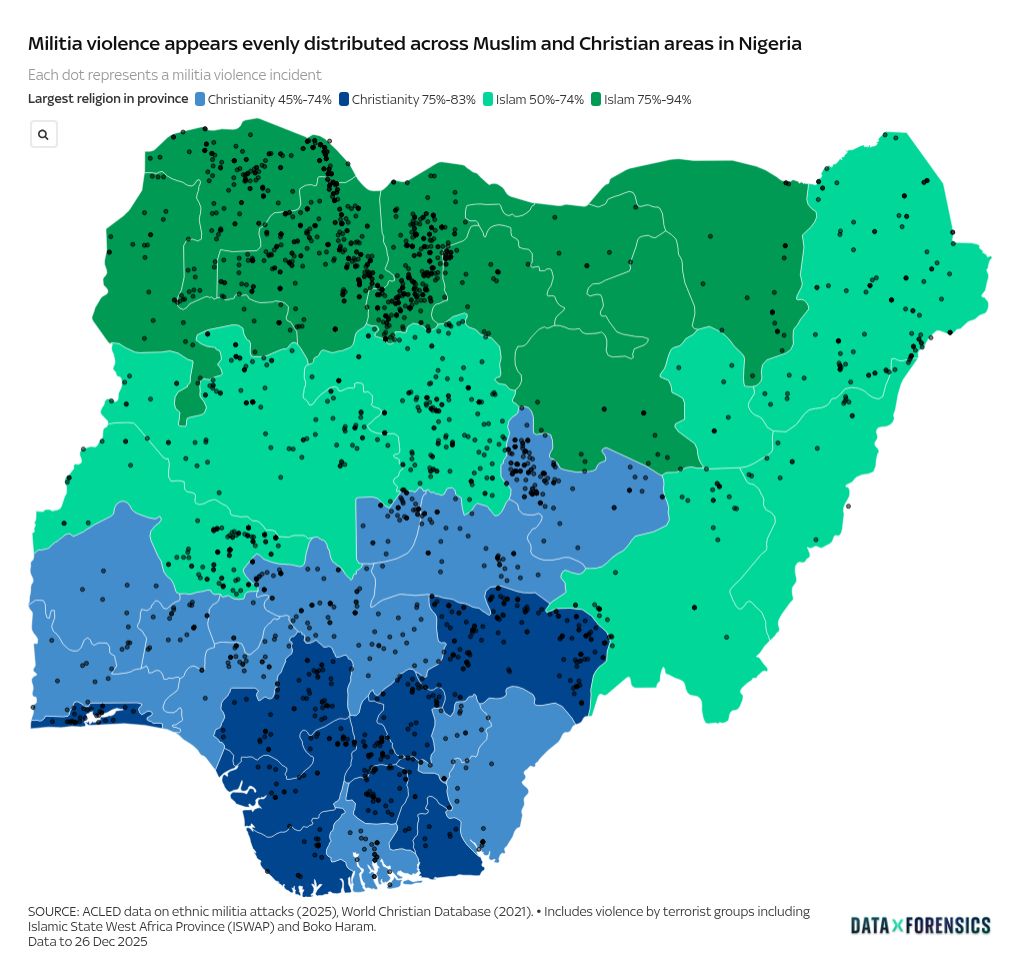 Trump’s claim US airstrikes in Nigeria hit ISIS targets ‘sketchy’, presidential adviser tells Sky News