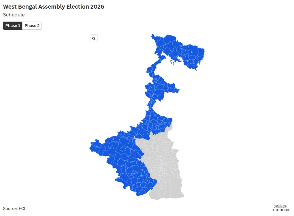 West Bengal Assembly Elections 2026 Full Schedule The Hindu Thumbnail