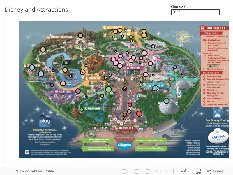 interactive map of disneyland throughout history laughingplace com