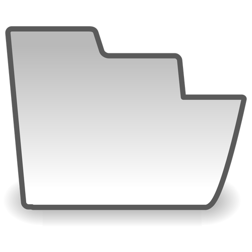 Ikona Folderu Szary Wektory W Domenie Publicznej