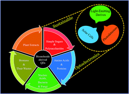 Biomolecule-derived quantum dots for sustainable optoelectronics