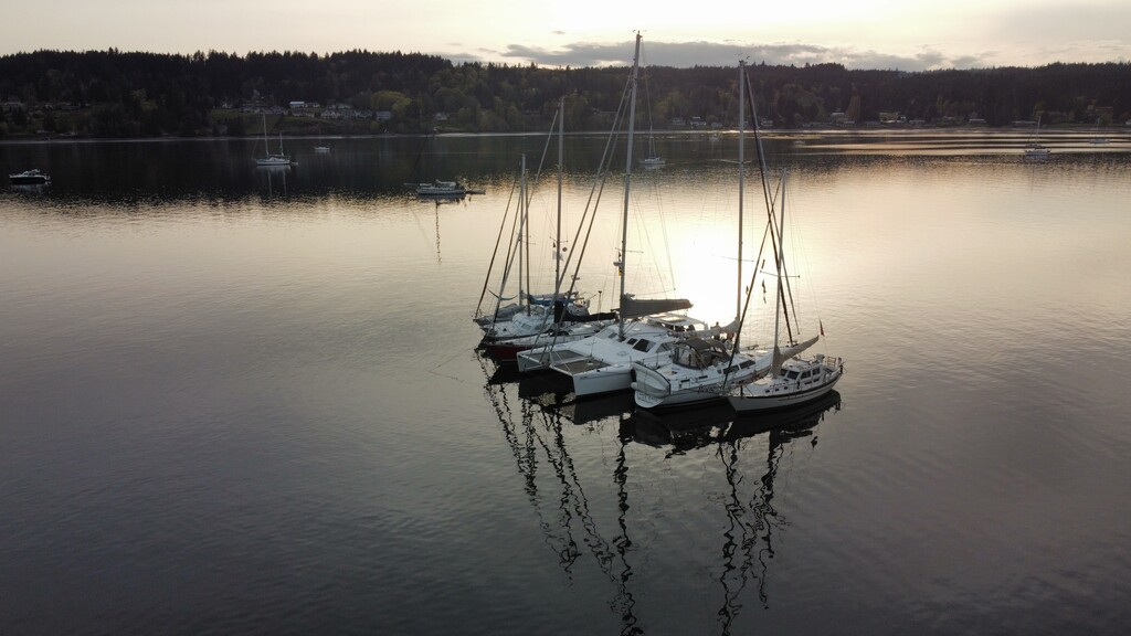 Raft-up at Poulsbo, April 2022