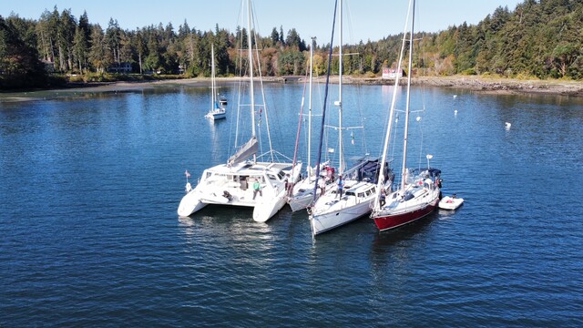 Blakely Harbor raftup (Tequila Race), Sept '22