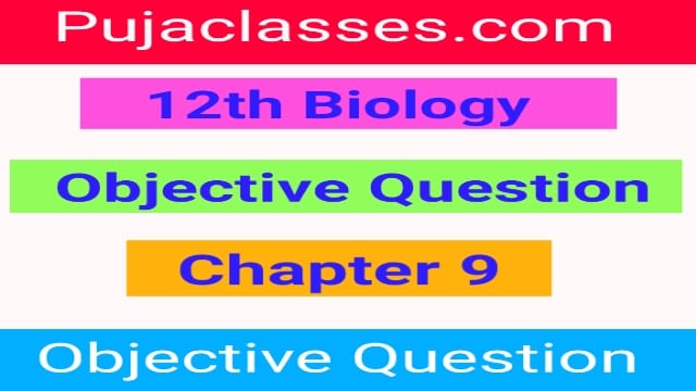 You are currently viewing 12th Biology Objective Question Chapter 9 | खाद्य उत्पादन बढ़ाने का उपाय