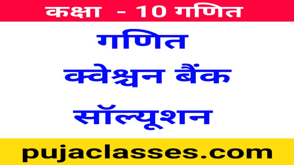 You are currently viewing 10th Math Question Bank 2021 1st पाली Pdf Download