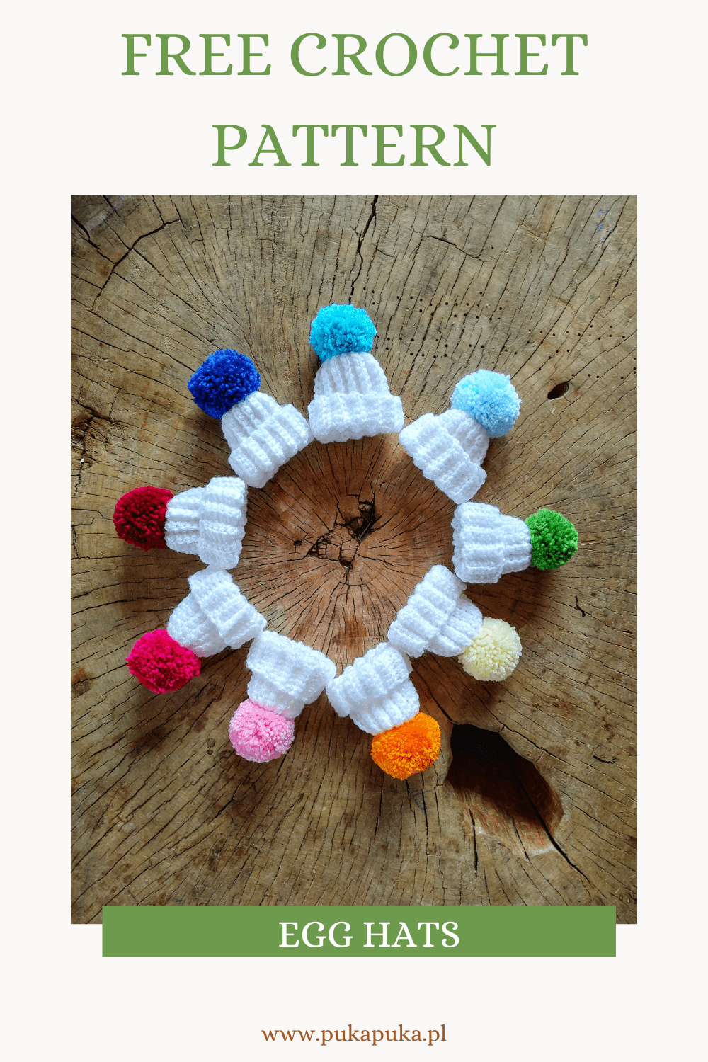 mini hats ornament