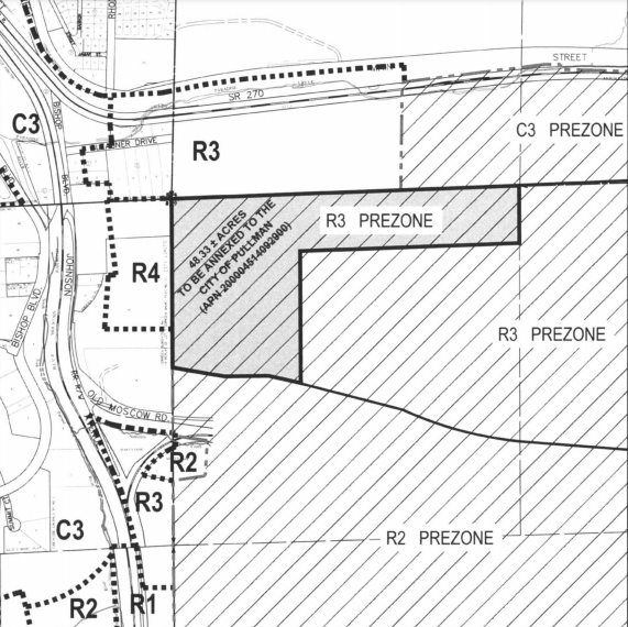 Pullman City Council Asked To Annex 48 Acres Just East Of Town - Vimarsana News