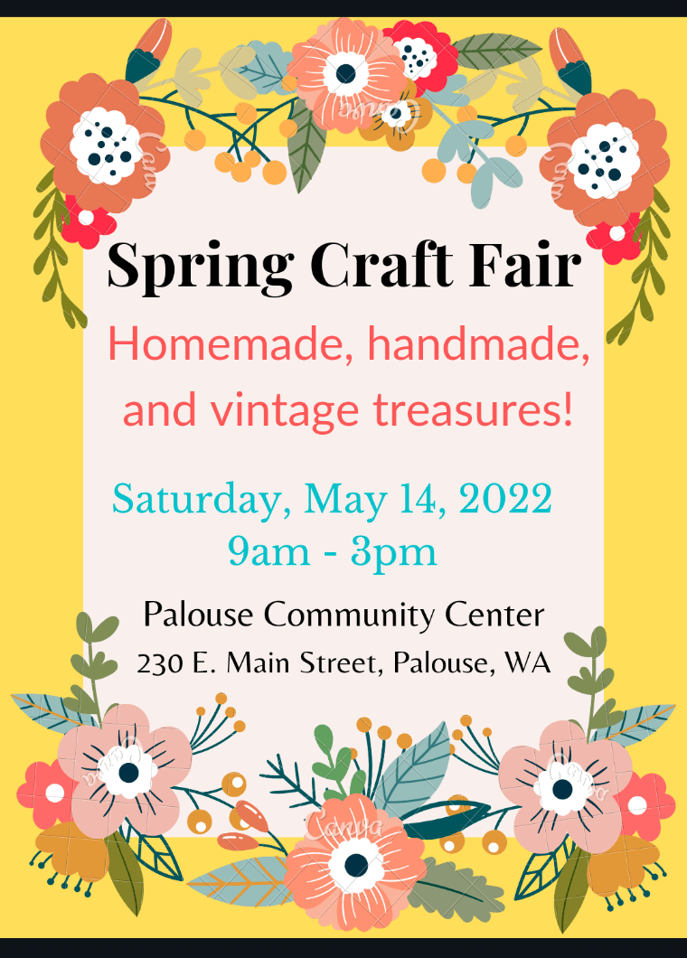 Spring Craft Fair to take place Saturday in Town of Palouse – Pullman Radio