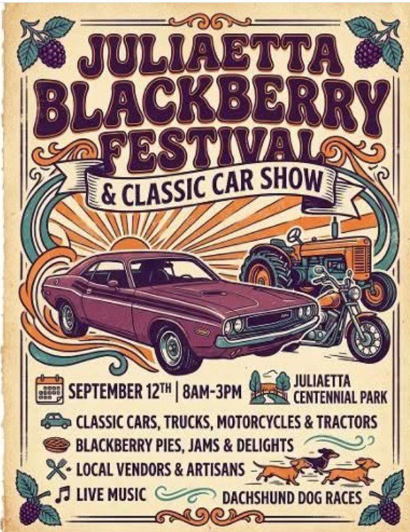 Juliaetta Blackberry Fest & Car Show Saturday