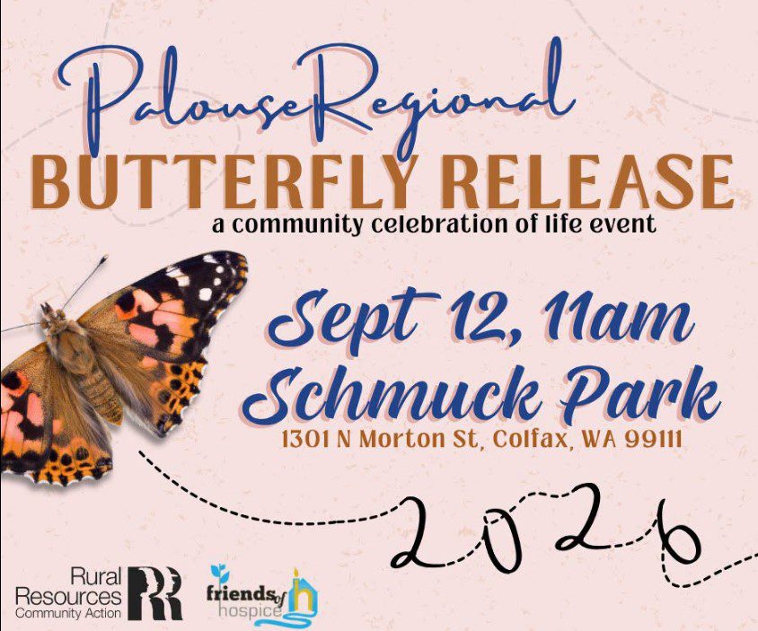 Friends Of Hospice Hosting Butterfly Release In Colfax Saturday