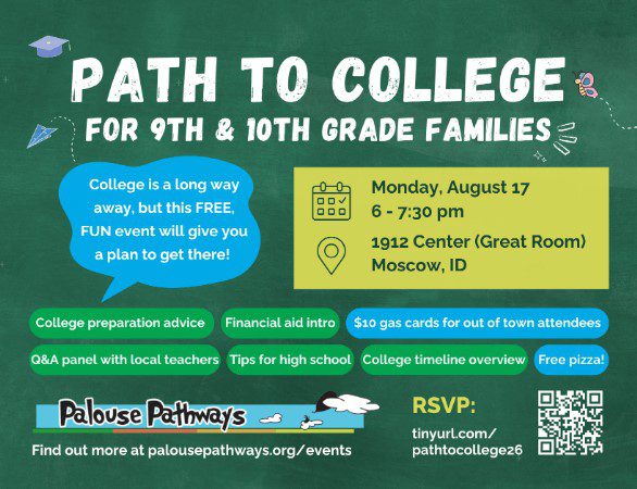 Palouse Pathways Path To College Presentation In Moscow Monday
