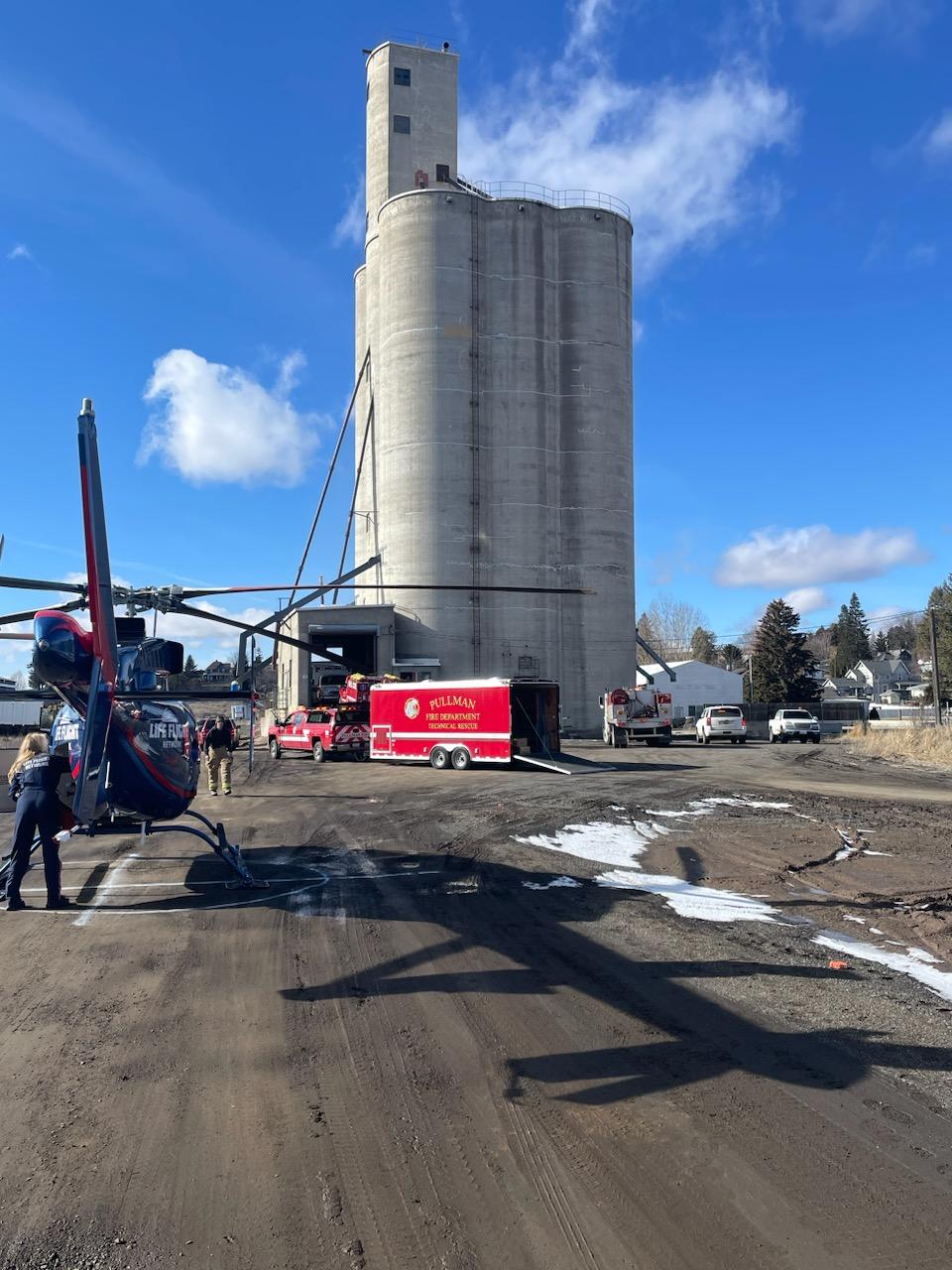 Man Rescued After Falling 30 Feet Inside Grain Elevator In Garfield ...