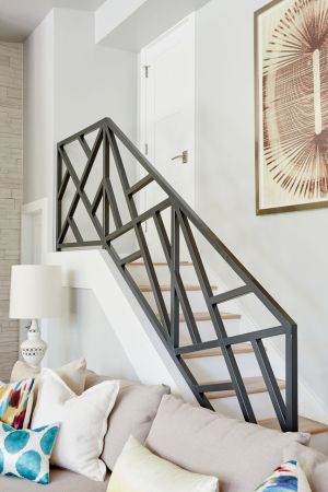designs railing geometric lake staircase retreat shapes interior lakehouse vacation pulp texas welcoming trend pulpdesignstudios spaces perfect stair studios tour